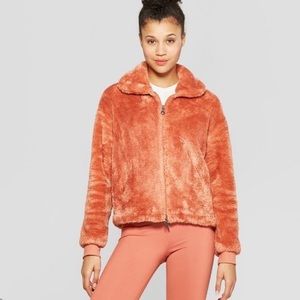 Orange Joy Lab Sherpa Jacket